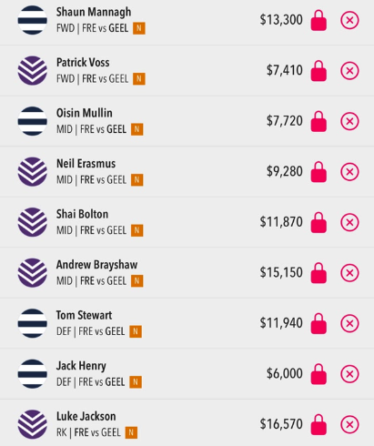 Draftstars Lineup