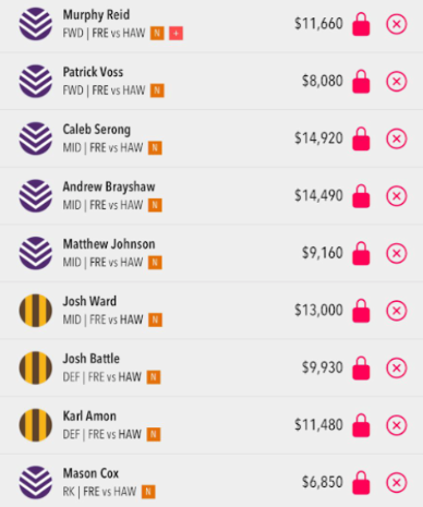 Draftstars Lineup