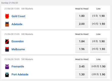 afl odds round 3 