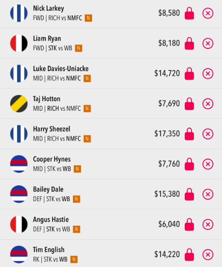 Draftstars Lineup