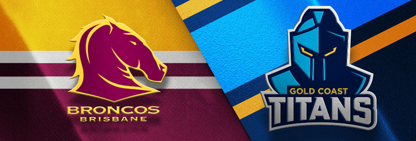 Brisbane Broncos v Gold Coast Titans, Round 12, 2022