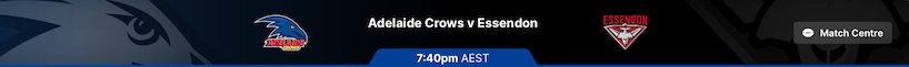 Crows vs Bombers