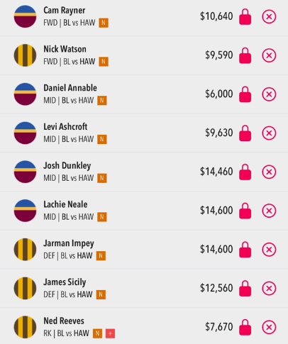 Draftstars Lineup
