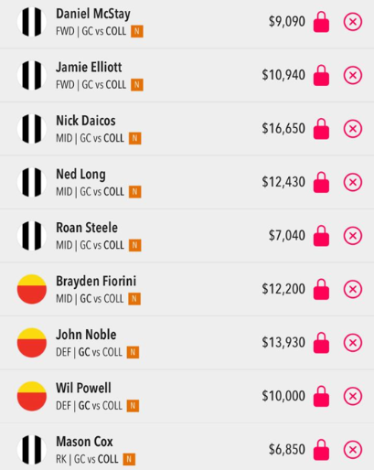 Draftstars Lineup