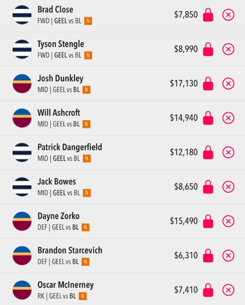 Draftstars Lineup