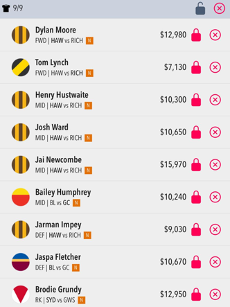 Draftstars Lineup