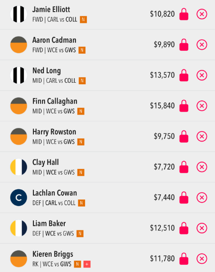 Draftstars Lineup