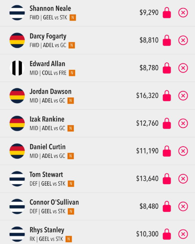 Draftstars Lineup