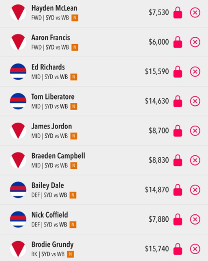 Draftstars Lineup