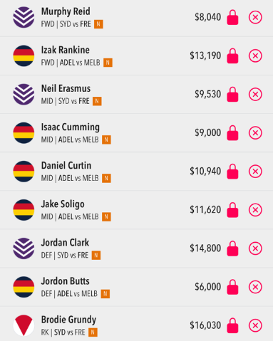 Fantasy Lineup