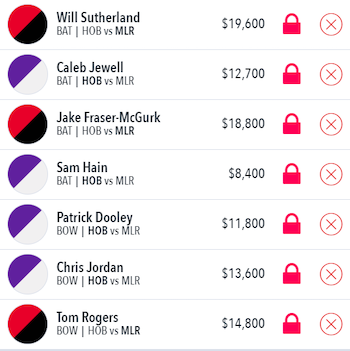 Draftstars Lineup