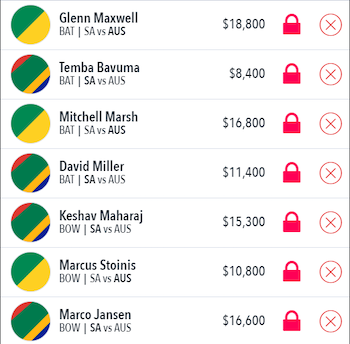 Draftstars Lineup