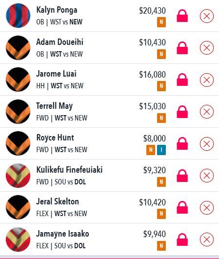 Draftstars Lineup