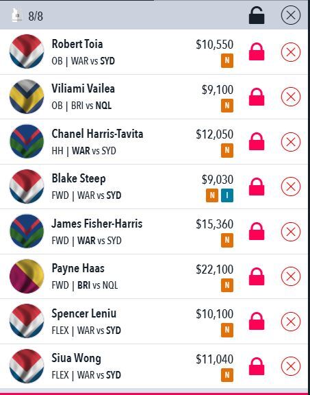 Fantasy Lineup