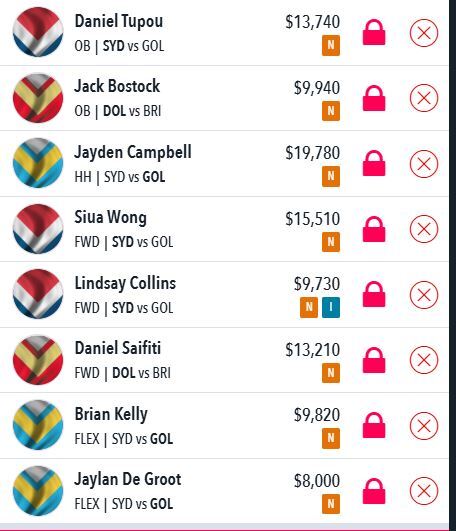 Draftstars Lineup