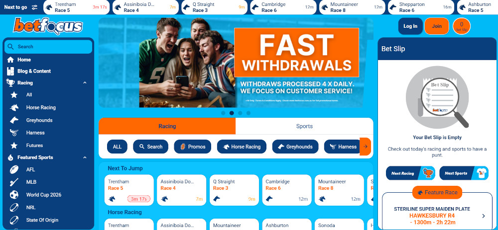 Betfocus website