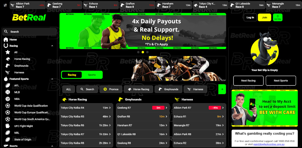 BetReal website