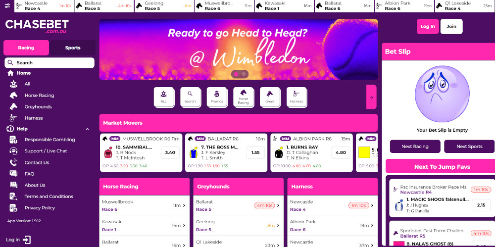 ChaseBet website