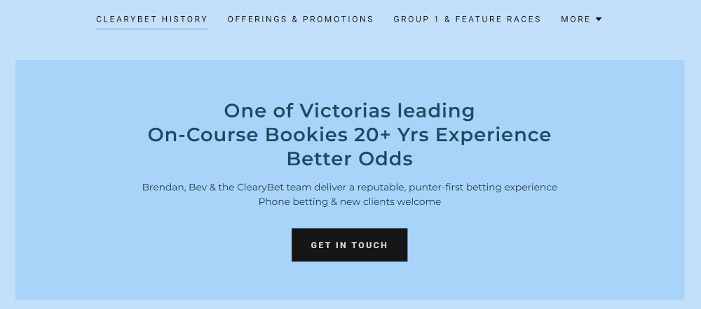 ClearyBet website