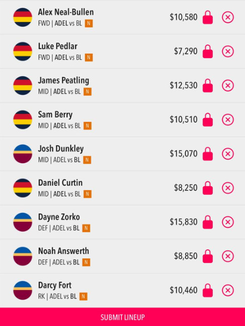 Draftstars Lineup