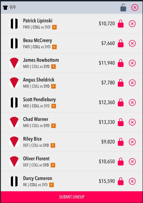 Draftstars Lineup