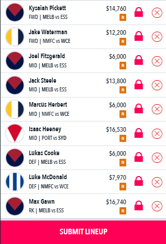 Draftstars Lineup