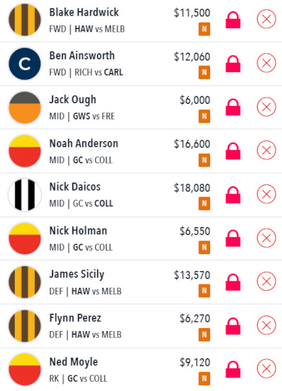 Draftstars Lineup