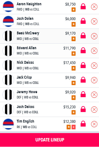 Draftstars Lineup