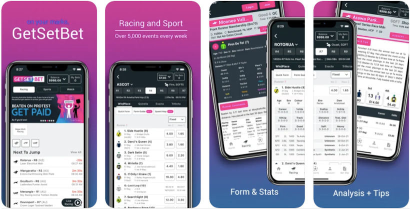 GetSetBet mobile app