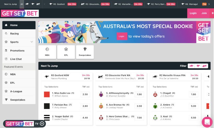 GetSetBet website