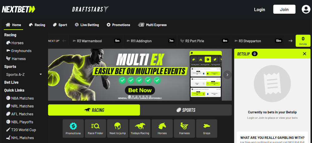 NextBet website