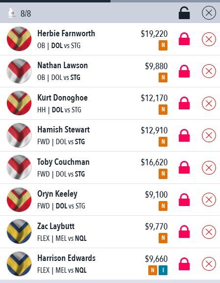 Draftstars Lineup