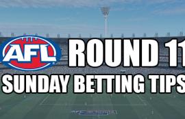 AFL Round 11 Sunday Betting Tips