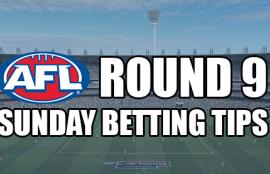 AFL Round 9 Sunday Betting Tips