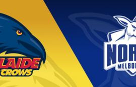 AFL Crows vs Kangaroos Betting TIps
