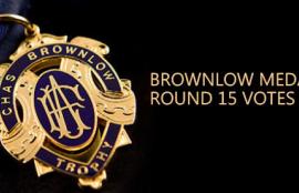 AFL Brownlow Votes Round 15