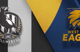 Collingwood vs West Coast: 2025 AFL Round 16