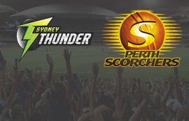 Big Bash League (BBL15) Thunder vs Scorchers Betting Tips