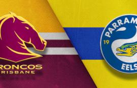 NRL Broncos vs Eels
