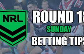 NRL Round 18 Sunday Betting Tips