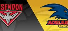 AFL Round 4 Bombers vs Crows