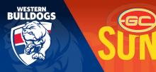 AFL Bulldogs vs Suns Betting Tips
