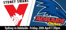 2018 AFL: Round 5 Sydney vs Adelaide Preview &amp; Betting Tips