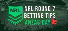 NRL ANZAC Day Betting Tips