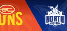 AFL Suns vs Kangaroos Betting Tips