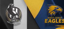 Collingwood vs West Coast: 2025 AFL Round 16