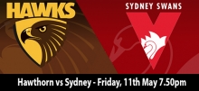 2018 AFL: Round 8 Hawthorn vs Sydney Preview &amp; Betting Tip