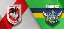 NRL Dragons vs Raiders tips