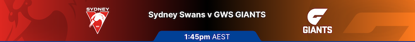 Swans vs Giants