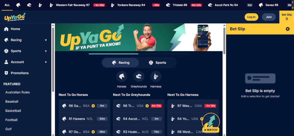 UpYaGo website